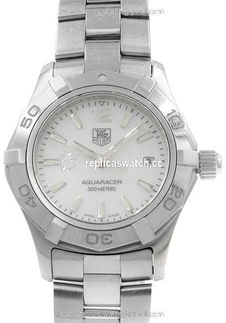 TAG Heuer Mother Of Pearl Aquaracer Steel Quartz Ladies Waf1414.ba0823 Watch TAG Heuer Mother Of Pearl Aquaracer Steel Quartz Ladies Waf1414.ba0823 Watch