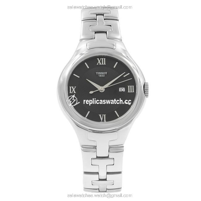 Tissot Black T12 Sunray Dial Steel Quartz Ladies T082.210.11.058.00 Watch Tissot Black T12 Sunray Dial Steel Quartz Ladies T082.210.11.058.00 Watch