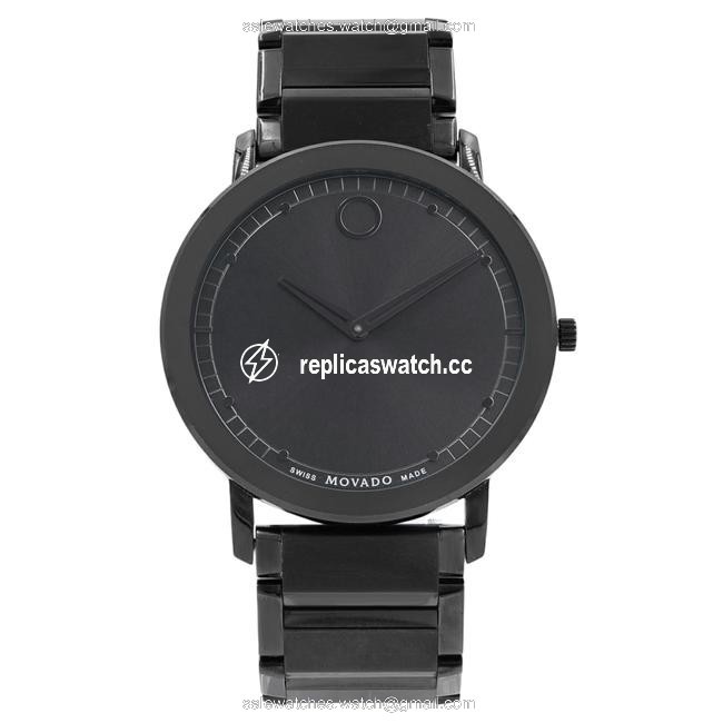 Movado Black Sapphire Dial Analog Pvd Thin Steel Quartz Mens 0606882 Watch Movado Black Sapphire Dial Analog Pvd Thin Steel Quartz Mens 0606882 Watch