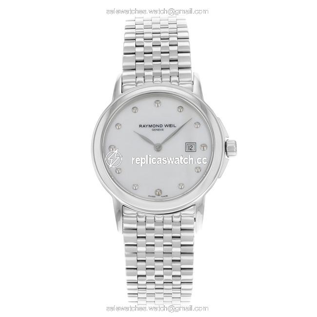 Raymond Weil Stainless Steel Tradition Mop Quartz Ladies 5966-st-97001 Watch Raymond Weil Stainless Steel Tradition Mop Quartz Ladies 5966-st-97001 Watch