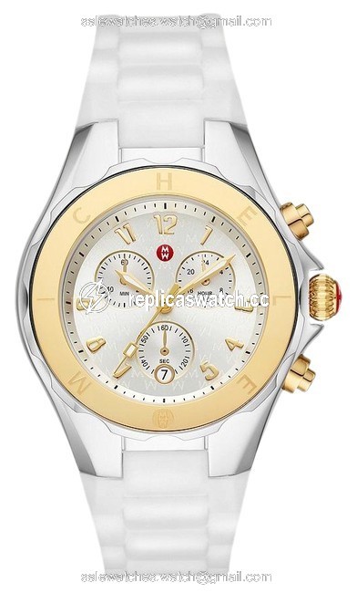 Michele White/Gold-tone Jellybean Two-tone 18k Mww12f000094 Watch Michele White/Gold-tone Jellybean Two-tone 18k Mww12f000094 Watch
