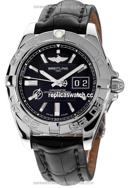 Breitling Galactic Chronomat 41 Stainless Steel Watch Breitling Galactic Chronomat 41 Stainless Steel Watch