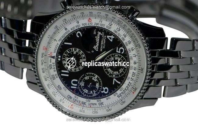 Breitling Montbrillant Olympus Navitimer Stainless Steel Chronograph Watch Breitling Montbrillant Olympus Navitimer Stainless Steel Chronograph Watch