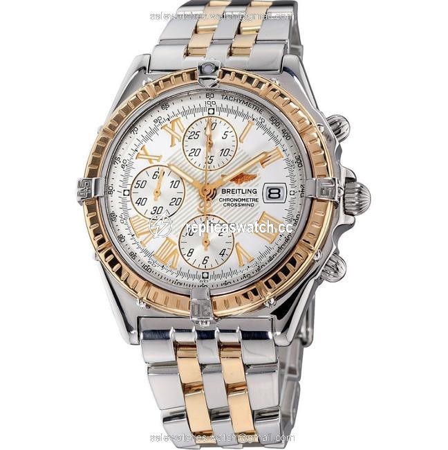 Breitling Chronomat Crosswind 18k Gold Watch Breitling Chronomat Crosswind 18k Gold Watch