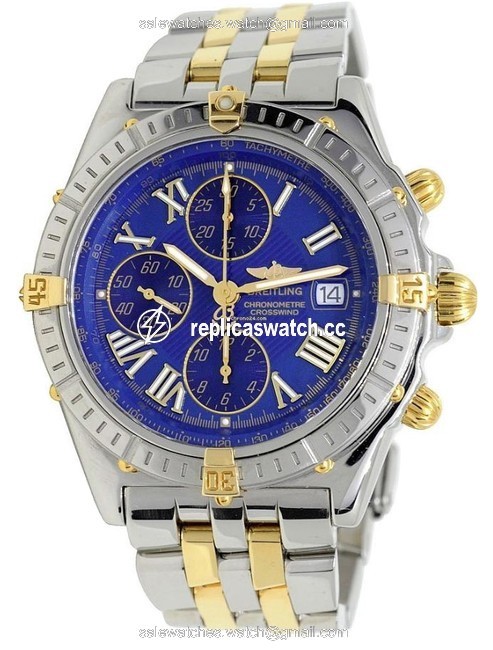 Breitling Chronomat Crosswind 18k Gold Chronograph Watch Breitling Chronomat Crosswind 18k Gold Chronograph Watch