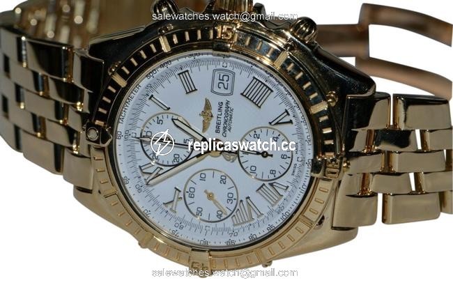 Breitling Chronomat Crosswind 18k Solid Gold Watch Breitling Chronomat Crosswind 18k Solid Gold Watch