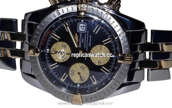 Breitling Chronomat Evolution 18k Gold Watch Breitling Chronomat Evolution 18k Gold Watch