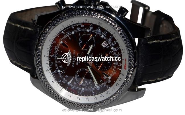 Breitling Bentley Motors Stainless Steel Chronograph Watch Breitling Bentley Motors Stainless Steel Chronograph Watch