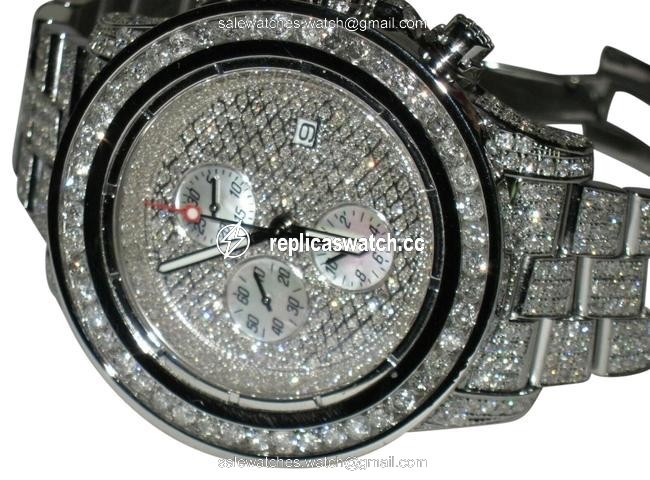 Breitling Super Avenger Stainless Steel Diamonds Watch Breitling Super Avenger Stainless Steel Diamonds Watch