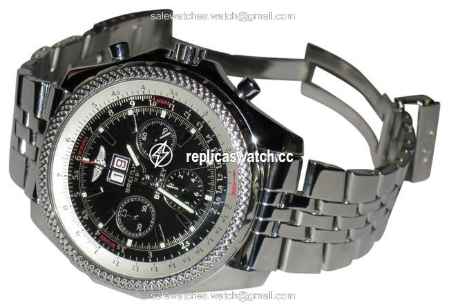 Breitling Bentley 6.75 Stainless Steel Chronograph Watch Breitling Bentley 6.75 Stainless Steel Chronograph Watch