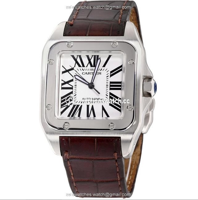 Cartier XL Santos 100 Stainless Steel 51mm Watch Cartier XL Santos 100 Stainless Steel 51mm Watch