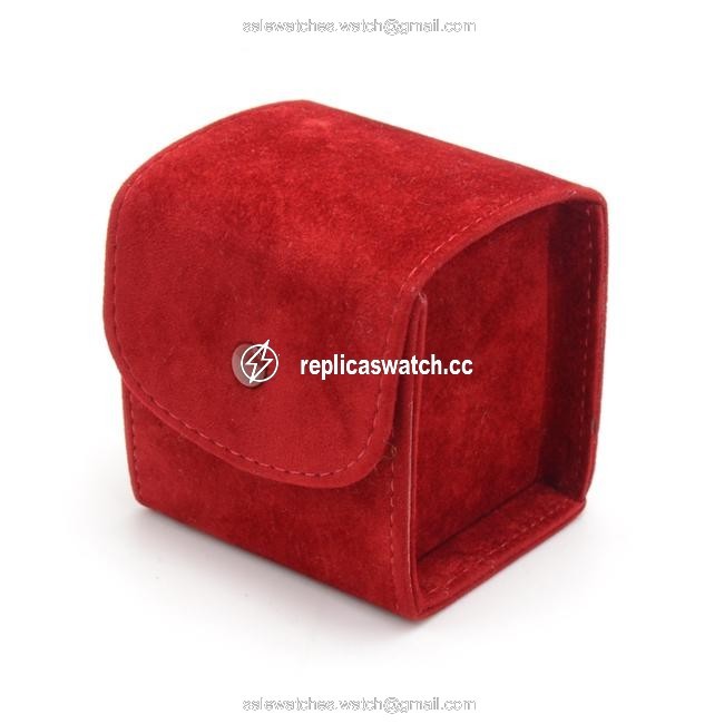 Cartier Red Velvet Travel Case Watch Cartier Red Velvet Travel Case Watch