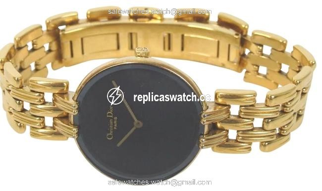 Dior Black/ Gold Christian Bagheera Ladies Watch Dior Black/ Gold Christian Bagheera Ladies Watch