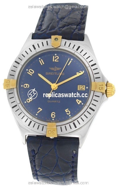 Breitling Steel Gold Ladies Callisto 80510 Quartz Date 34mm Watch Breitling Steel Gold Ladies Callisto 80510 Quartz Date 34mm Watch