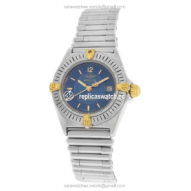 Breitling Silver Ladies Callisto B52044 Steel Quartz Date 27mm Watch Breitling Silver Ladies Callisto B52044 Steel Quartz Date 27mm Watch