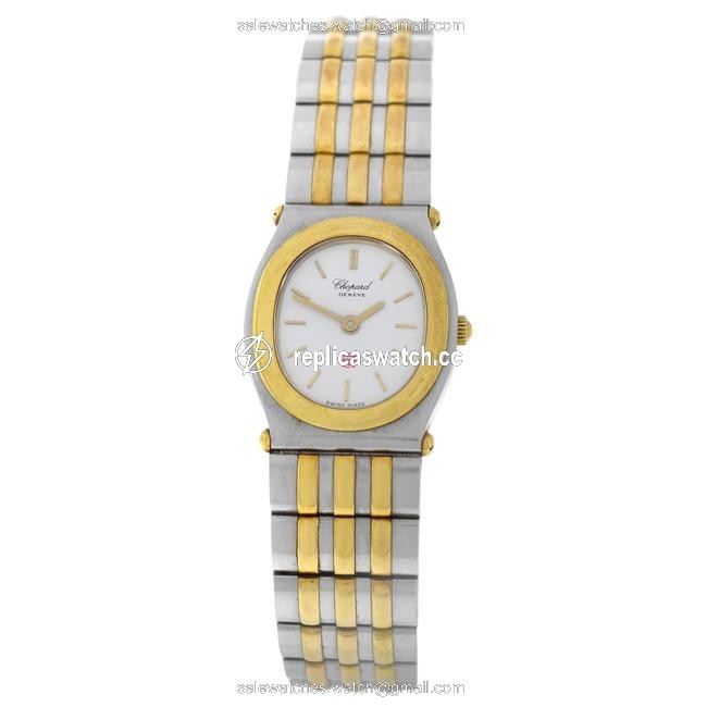 Chopard Yellow Gold Silver Ladies Monte Carlo 8034 Steel 18k Quartz 21mm Watch Chopard Yellow Gold Silver Ladies Monte Carlo 8034 Steel 18k Quartz 21mm Watch