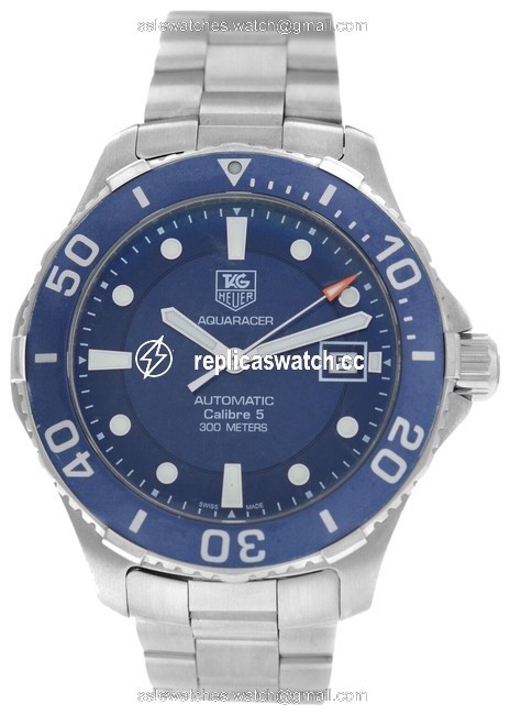 TAG Heuer Silver Mens Aqua Racer Wan2111.ba0822 41mm Watch TAG Heuer Silver Mens Aqua Racer Wan2111.ba0822 41mm Watch