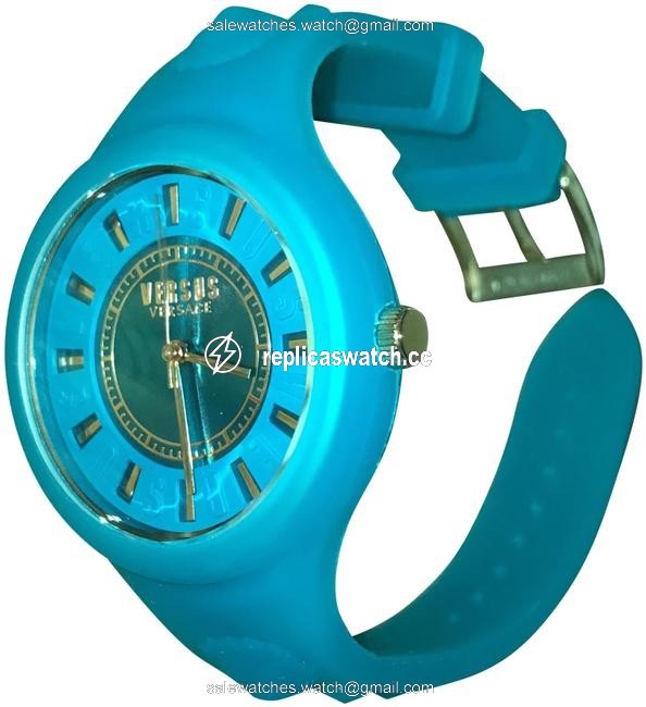 Versace Blue Gel Watch Versace Blue Gel Watch