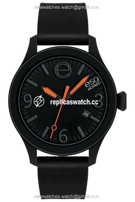 Movado Black Box New In Esq Unisex Swiss Esq One Silicone Strap 43mm 07301436 Watch Movado Black Box New In Esq Unisex Swiss Esq One Silicone Strap 43mm 07301436 Watch