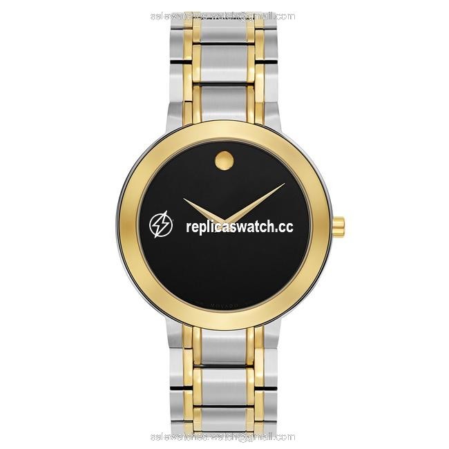Movado Black/Two Tone Mens Stiri Dial 0607278 Watch Movado Black/Two Tone Mens Stiri Dial 0607278 Watch