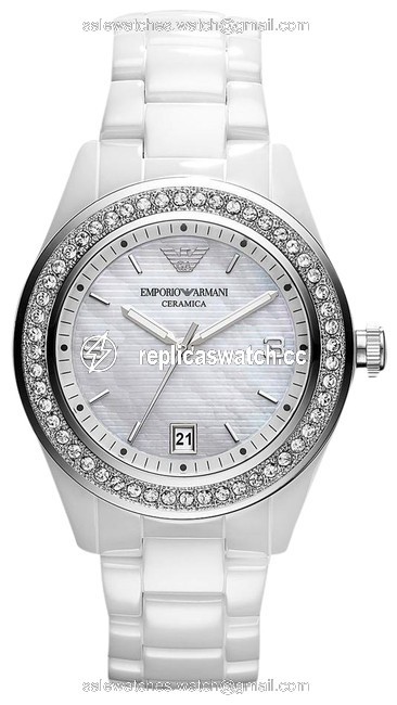 Emporio Armani White Box In The Women Ar1426 Watch Emporio Armani White Box In The Women Ar1426 Watch