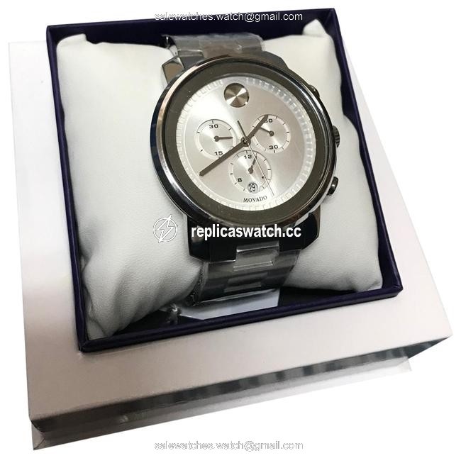 Movado Silver Bold Chronograph Watch Movado Silver Bold Chronograph Watch