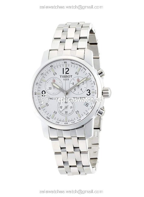 Tissot White Men Prc200 Chronograph Stainless Steel T17.1.586.32 Watch Tissot White Men Prc200 Chronograph Stainless Steel T17.1.586.32 Watch
