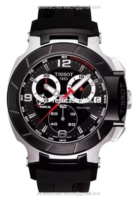 Tissot Black T-race Chronograph Strap Mens T048.417.27.057.00 Watch Tissot Black T-race Chronograph Strap Mens T048.417.27.057.00 Watch