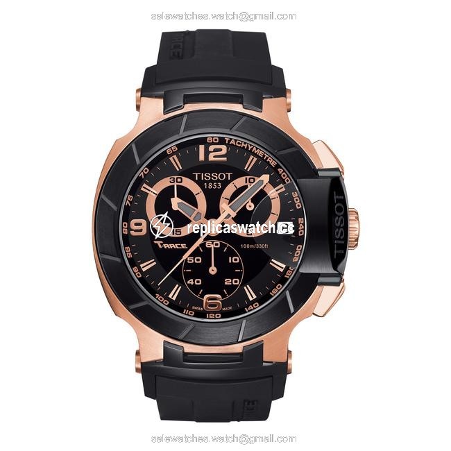 Tissot Gold T-race Chronograph Gold/Black Dial Men T048.417.27.057.06 Watch Tissot Gold T-race Chronograph Gold/Black Dial Men T048.417.27.057.06 Watch