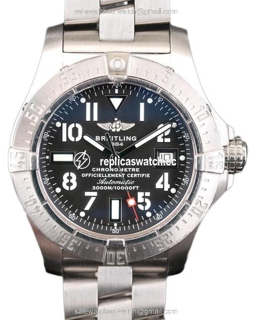 Breitling Stainless Steel Avenger Seawolf A17330 Watch Breitling Stainless Steel Avenger Seawolf A17330 Watch