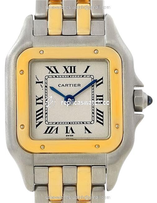Cartier Stainless Steel & 18k Yellow Gold Panthere Watch Cartier Stainless Steel & 18k Yellow Gold Panthere Watch