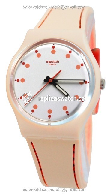 Swatch Pink Unisex Casual Gt106t Analog Watch Swatch Pink Unisex Casual Gt106t Analog Watch