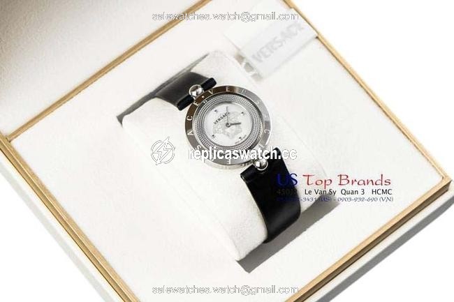 Versace Silver/Black Eon Watch Versace Silver/Black Eon Watch