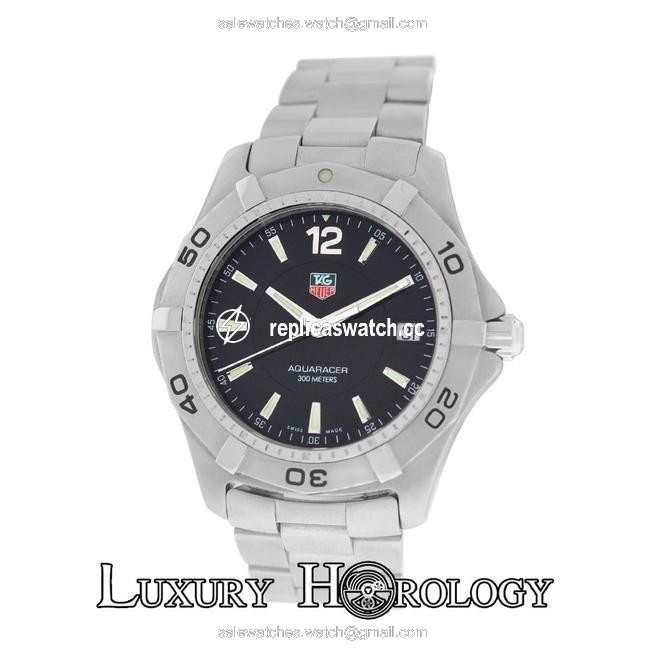 TAG Heuer Mint Mens Aquaracer Waf1110 Steel Date 300m Quartz Watch TAG Heuer Mint Mens Aquaracer Waf1110 Steel Date 300m Quartz Watch