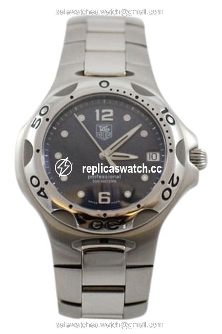 TAG Heuer Stainless Steel Mens Kirium Wl111f Blue Date 200 M Quartz Watch TAG Heuer Stainless Steel Mens Kirium Wl111f Blue Date 200 M Quartz Watch