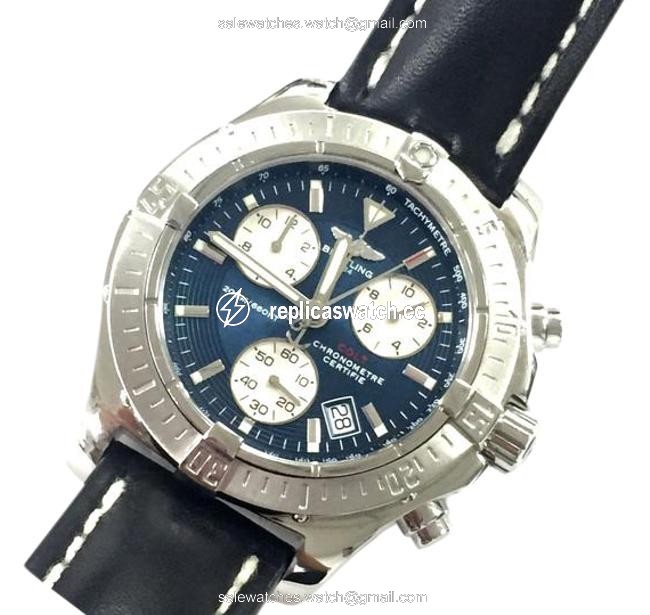 Breitling Black Colt Chronograph Steel Quartz Men Watch Breitling Black Colt Chronograph Steel Quartz Men Watch