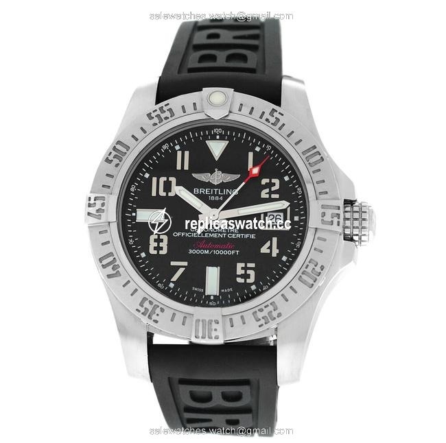 Breitling Silver Avenger Ii Seawolf A1733110/Bc31 Stainless Steel 45mm Watch Breitling Silver Avenger Ii Seawolf A1733110/Bc31 Stainless Steel 45mm Watch