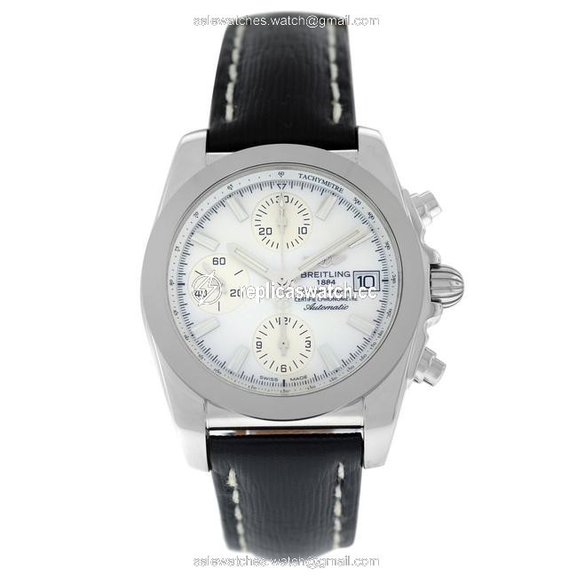 Breitling Silver Chronomat 38 W1331012/A774-218x Unisex Steel Mop 38mm Watch Breitling Silver Chronomat 38 W1331012/A774-218x Unisex Steel Mop 38mm Watch