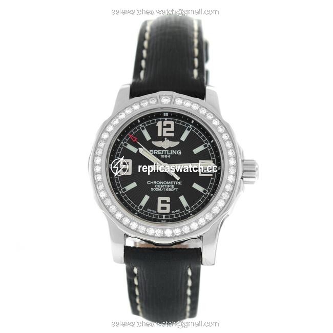 Breitling Silver Colt 33 A7738753/Bb51-208x Ladies Diamond Steel 33mm Quartz Watch Breitling Silver Colt 33 A7738753/Bb51-208x Ladies Diamond Steel 33mm Quartz Watch