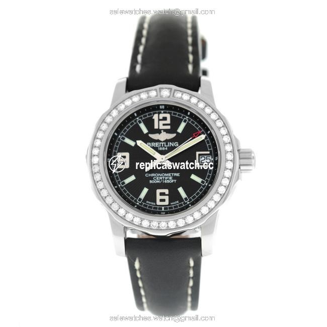 Breitling Silver Colt 33 A7738753/Bb51-408x Ladies Diamond Steel 33mm Quartz Watch Breitling Silver Colt 33 A7738753/Bb51-408x Ladies Diamond Steel 33mm Quartz Watch