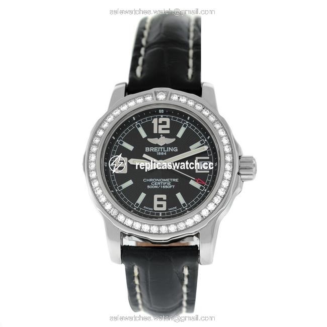 Breitling Silver Colt 33 A7738753/Bb51-777p Ladies Diamond Steel 33mm Quartz Watch Breitling Silver Colt 33 A7738753/Bb51-777p Ladies Diamond Steel 33mm Quartz Watch