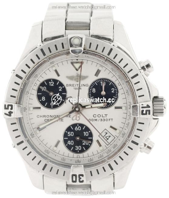 Breitling Silver Colt Watch Breitling Silver Colt Watch