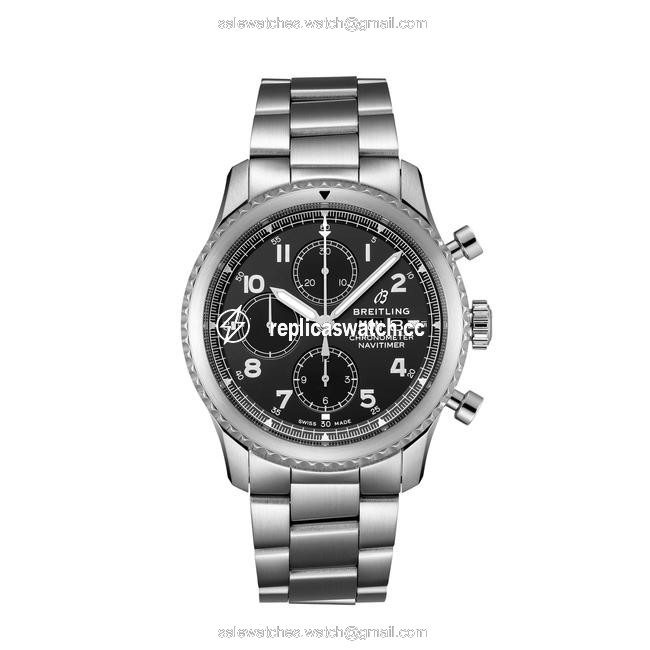 Breitling Silver Navitimer 8 A13314101b1a1 Stainless Steel Automatica13314 1 Watch Breitling Silver Navitimer 8 A13314101b1a1 Stainless Steel Automatica13314 1 Watch