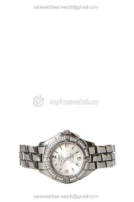 Breitling Silver Steel Colt Oceane A77350 33mm Watch Breitling Silver Steel Colt Oceane A77350 33mm Watch