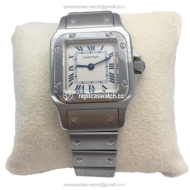 Cartier Stainless Santos Galbee Watch Cartier Stainless Santos Galbee Watch