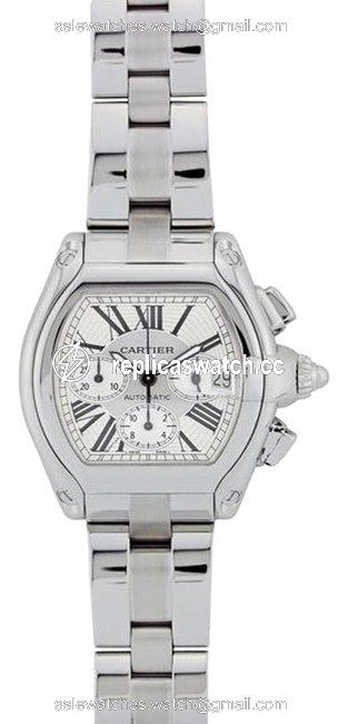 Cartier Silver Roadster 48mm Stainless Steel W62019x6 Watch Cartier Silver Roadster 48mm Stainless Steel W62019x6 Watch