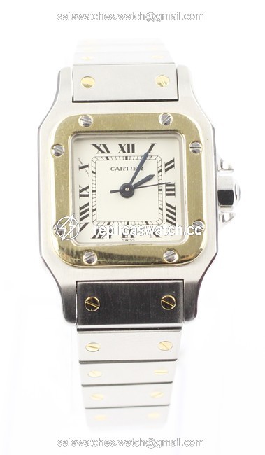 Cartier Silver Santos Watch Cartier Silver Santos Watch