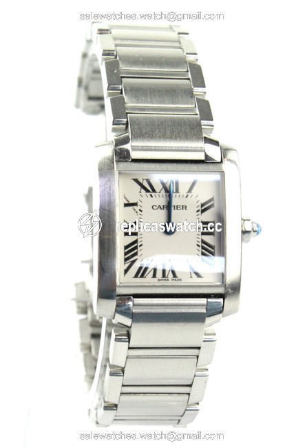 Cartier Stainless Steel Tank Francaise Watch Cartier Stainless Steel Tank Francaise Watch