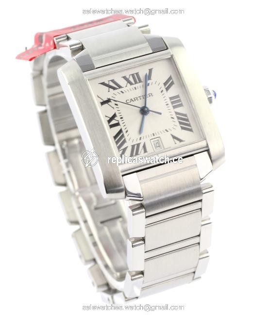 Cartier Silver Tank Francaise Watch Cartier Silver Tank Francaise Watch