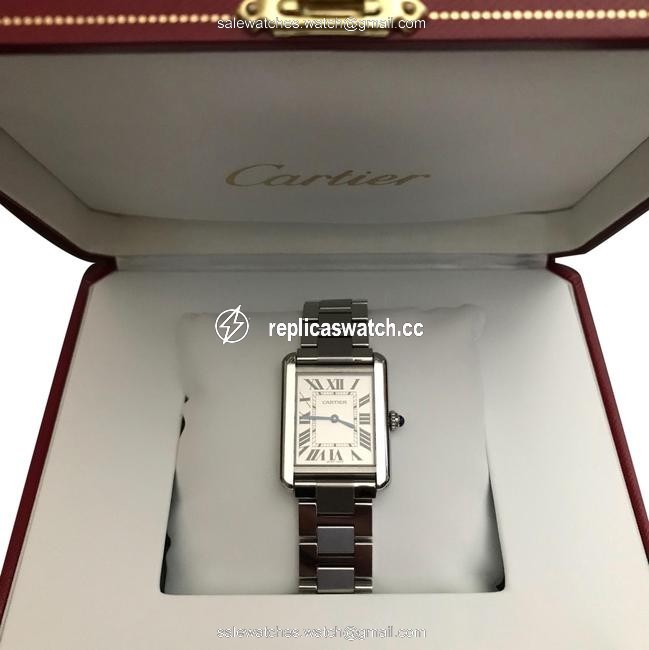 Cartier Stainless Tank Solo Watch Cartier Stainless Tank Solo Watch